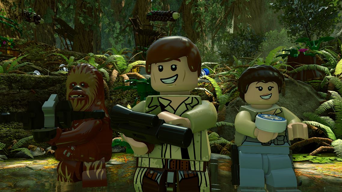 lego star wars the force awakens swimming characters