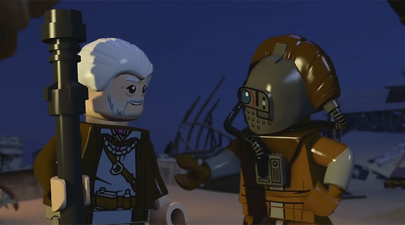 lego star wars the force awakens swimming characters