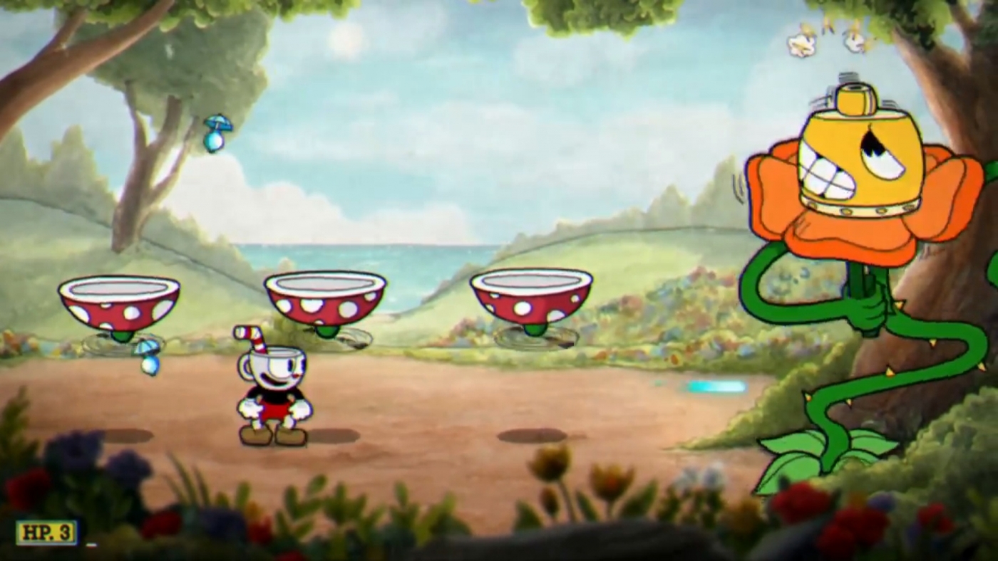 Cuphead How To Defeat Floral Fury Boss Guide