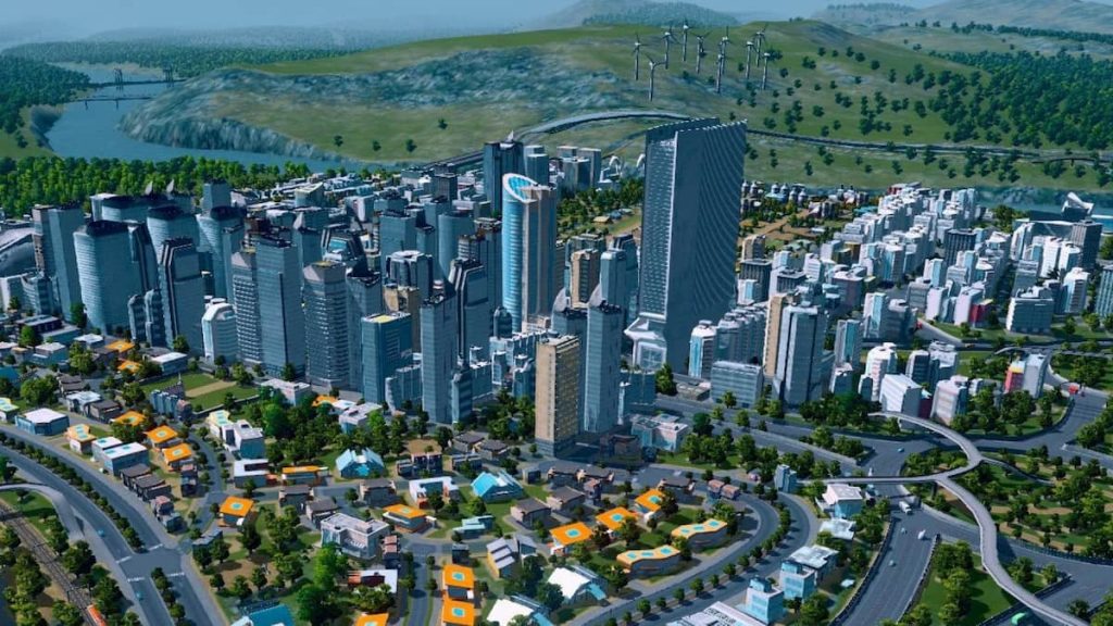 Cities Skylines town