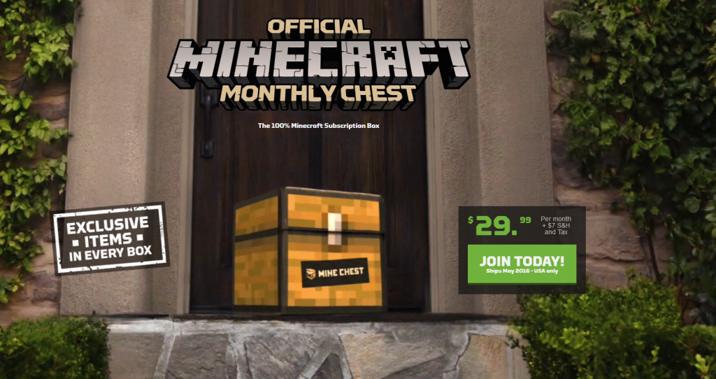Minecraft Monthly Chest