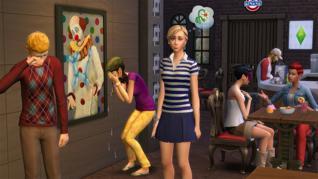 The Sims 4 Anniversary Clown Painting