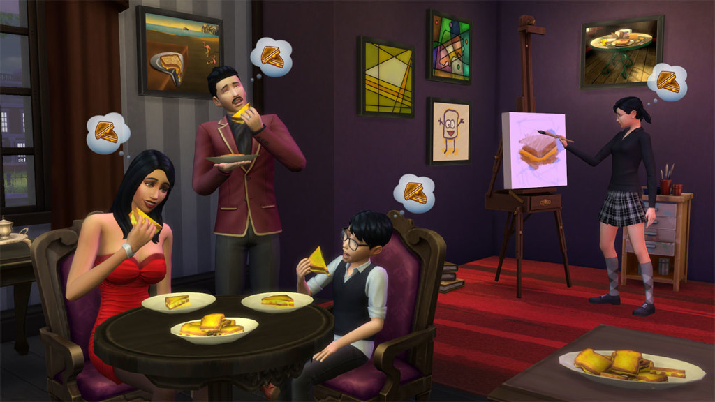 The Sims 4 Grilled Cheese Aspiration