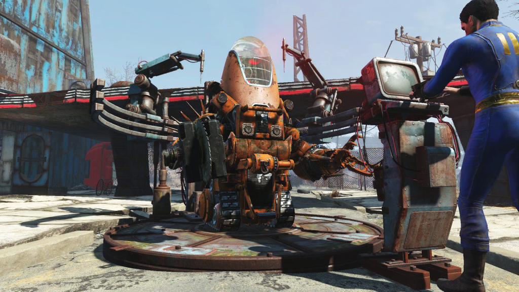 this is one of fallout 4 automatron's robot companions