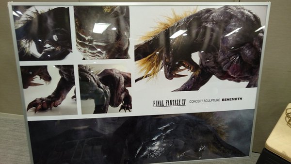 Final Fantasy XV concept art Behemoth