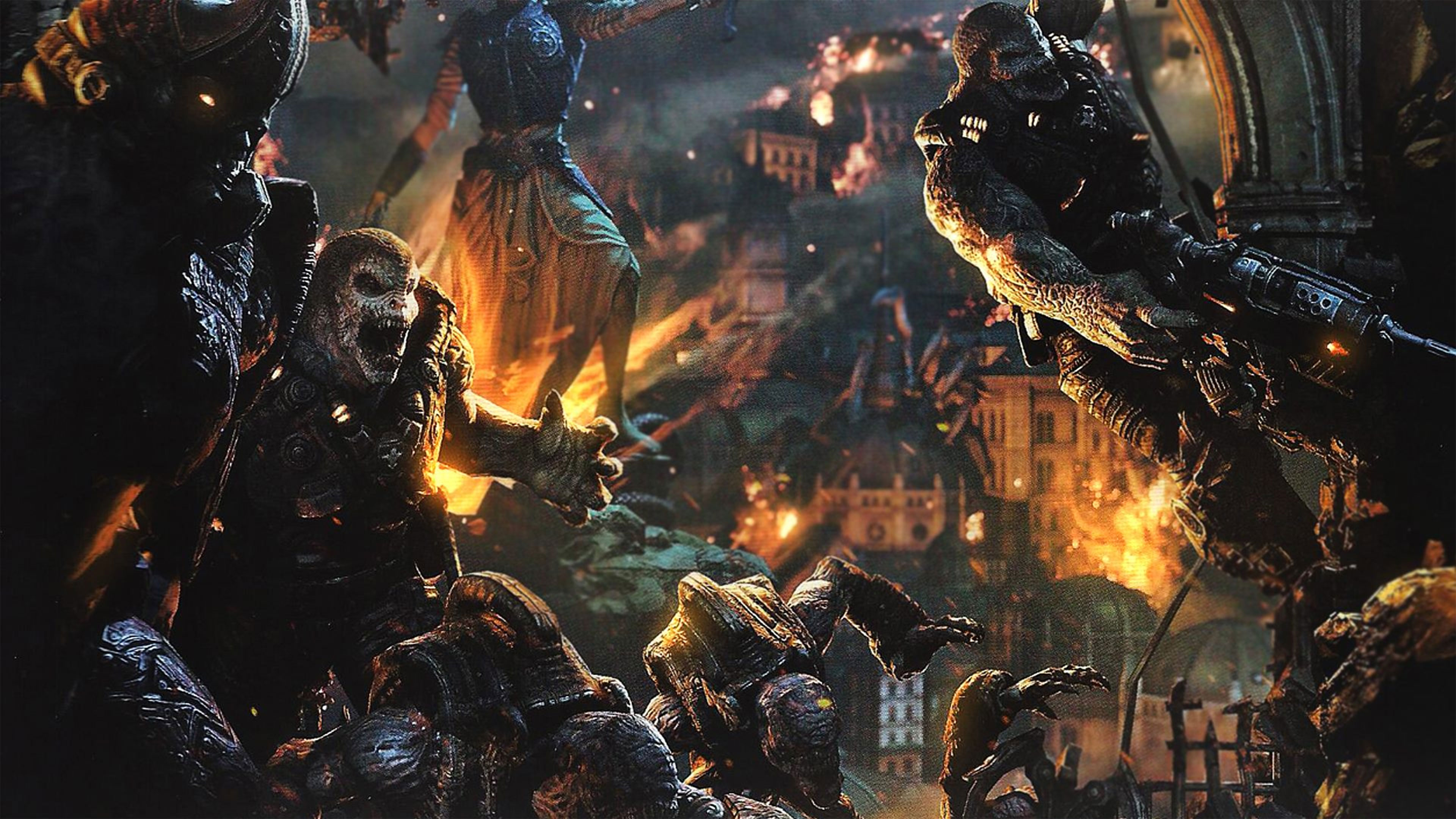 gears of war fire wallpaper