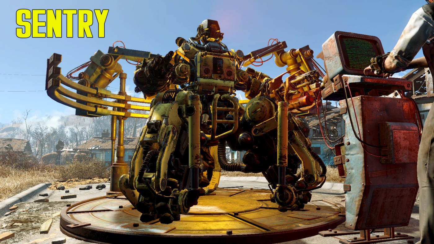 Fallout 4 automatron роботы фото 19