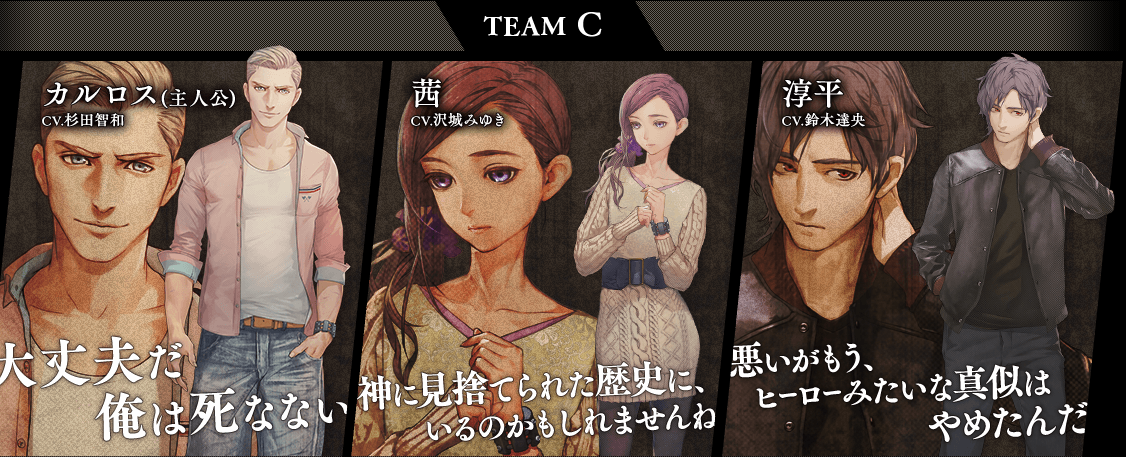 Zero Escape 3 These Are The Teams And Players Of Zero Time Dilemma Gameranx