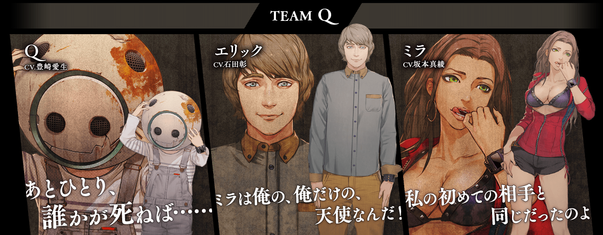 Zero Time Dilemma Team Q