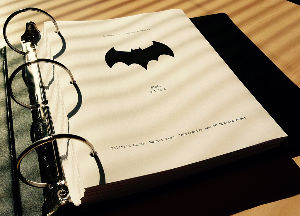 telltale batman script