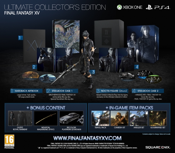 Final Fantasy XV Ultimate Collector’s Edition