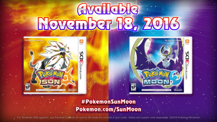 PokemonSunandMoonReleaseDate