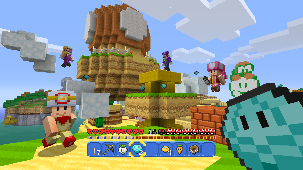 All 40 Super Mario Character Skins in Minecraft: Wii U Edition