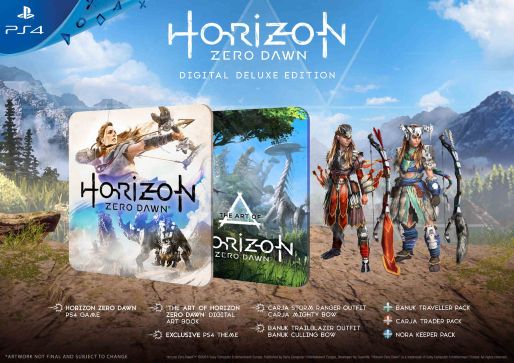 Horizon Zero Dawn Deluxe Edition Unveiled Gameranx