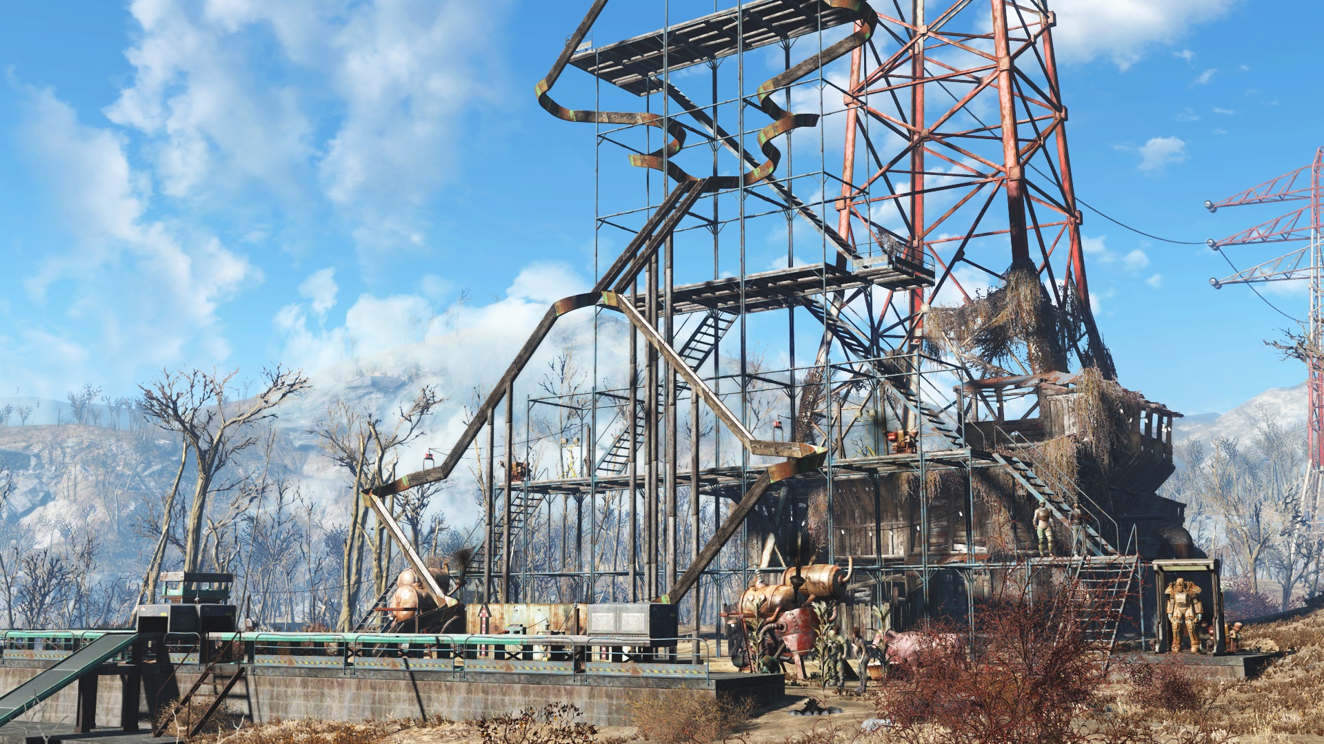 how to make the dlc in fallout 4 a reference file