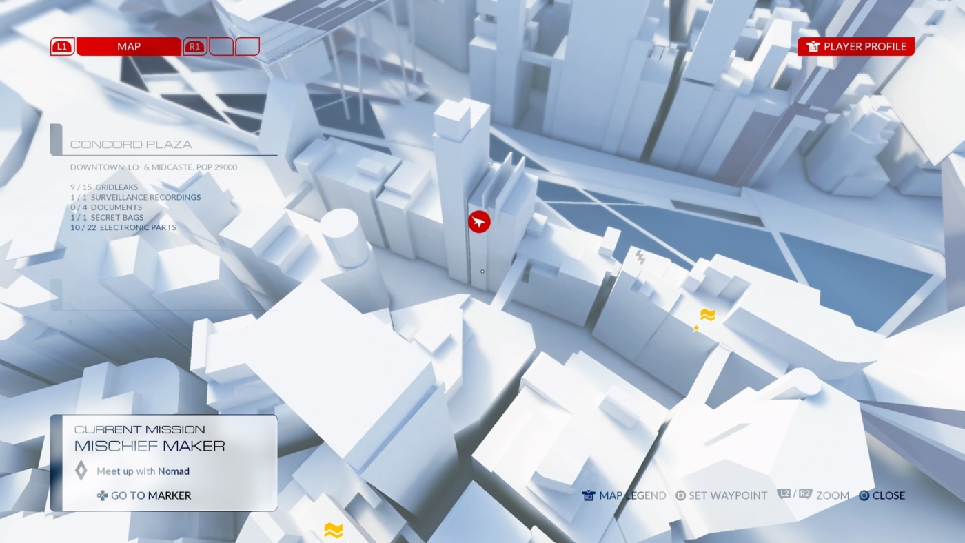 Карта mirrors edge catalyst