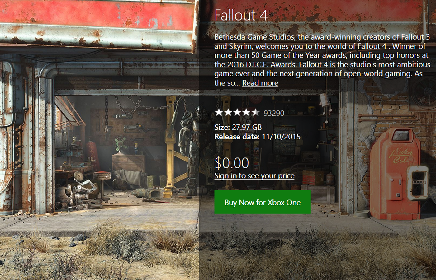 fallout 4 xbox marketplace