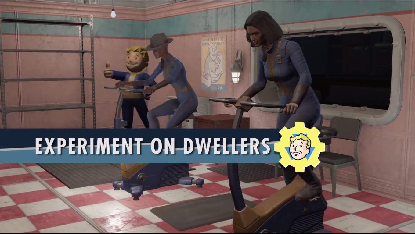 use a projector in fallout 4 vault tec dlc