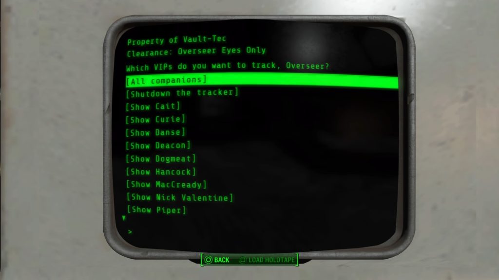 fallout 4 companion tracker