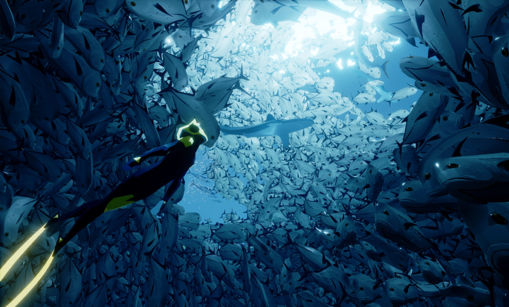 relaxing casual Xbox games Abzu