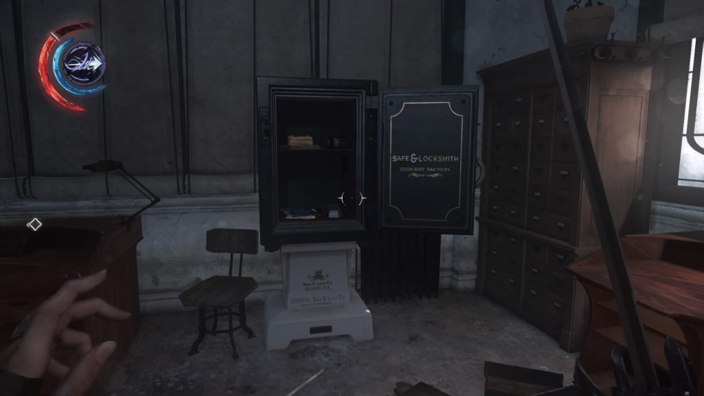 dishonored 2 mission 7 boiler room safe