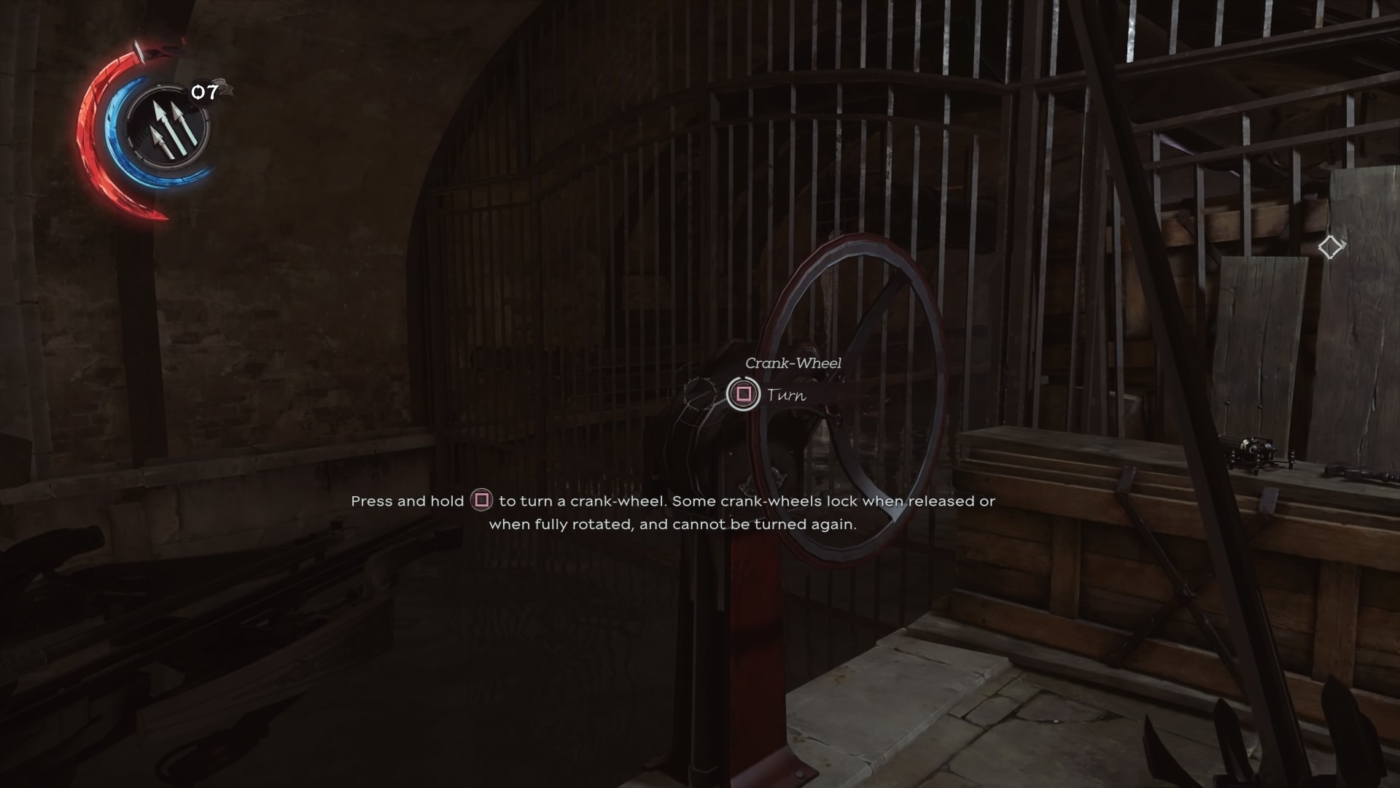 crank wheel dishonored 2 mission 7