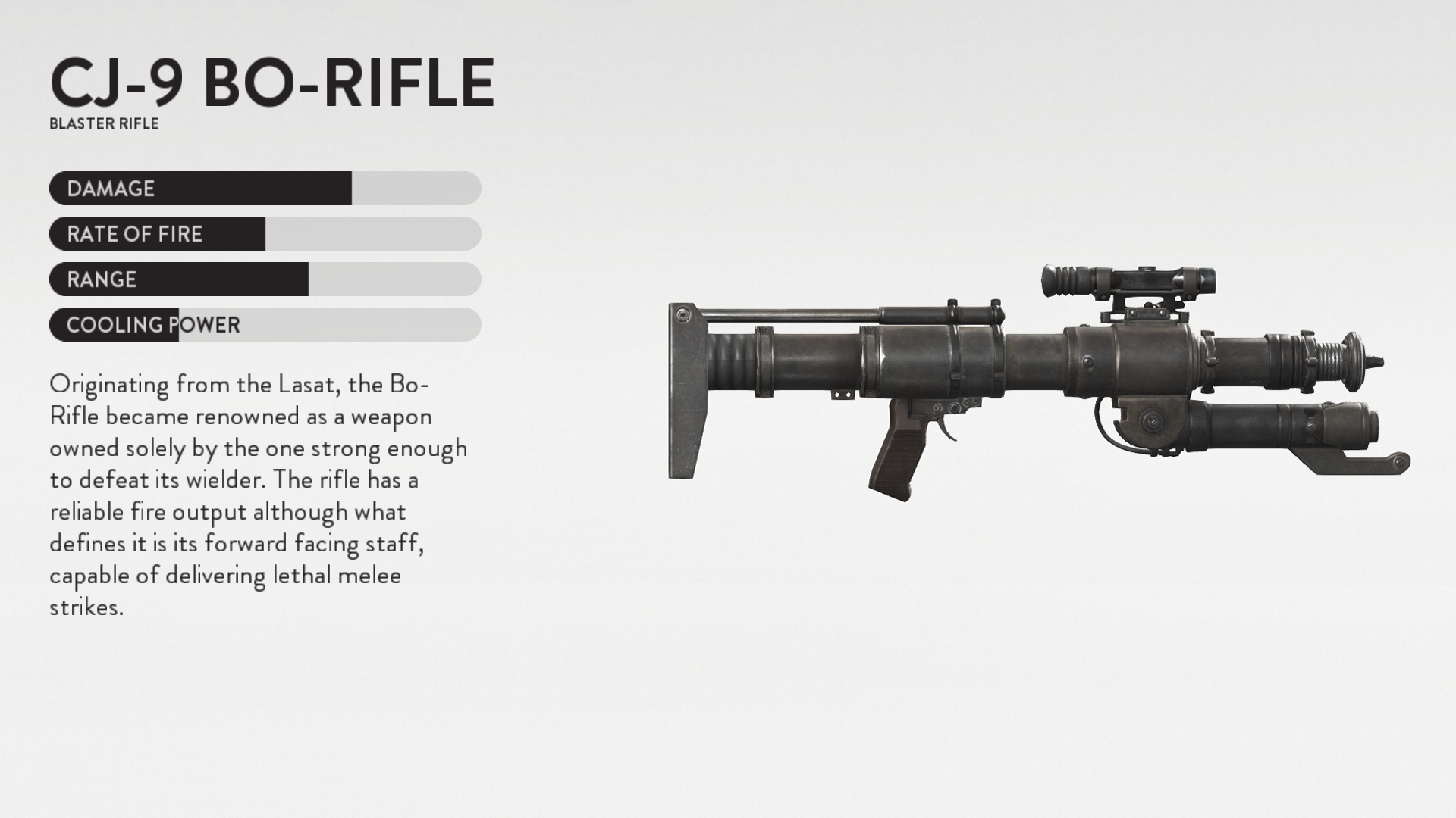 star wars battlefront blaster rifle