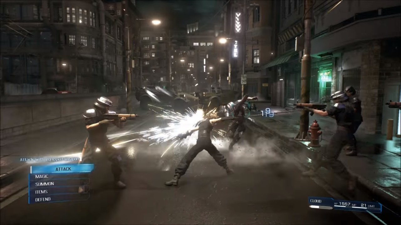 Final Fantasy 7 Remake has a classic mode that makes the combat like the  original's