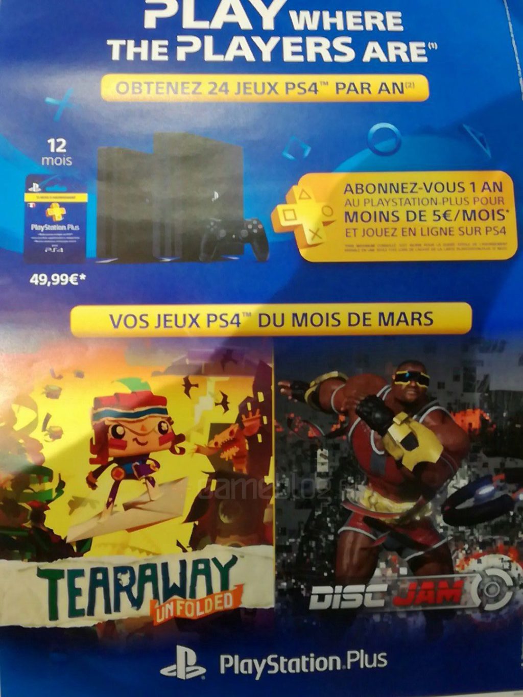 Leaked Flyer Reveals PlayStation Plus March Titles - Gameranx