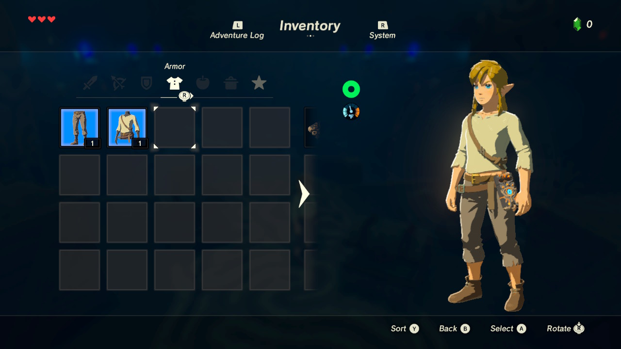 Legend of Zelda Breath of the Wild Armor Sets Guide Drop Locations