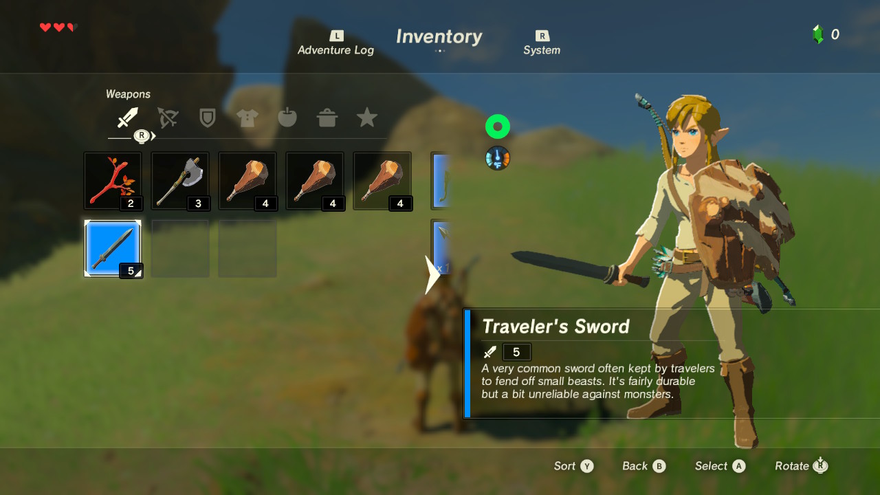 Legend of Zelda: Breath of the Wild - Weapons Guide | Drop Locations -  Gameranx