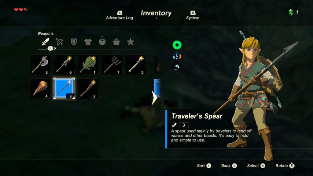 Legend Of Zelda Breath Of The Wild Weapons Guide Drop Locations Gameranx 7370