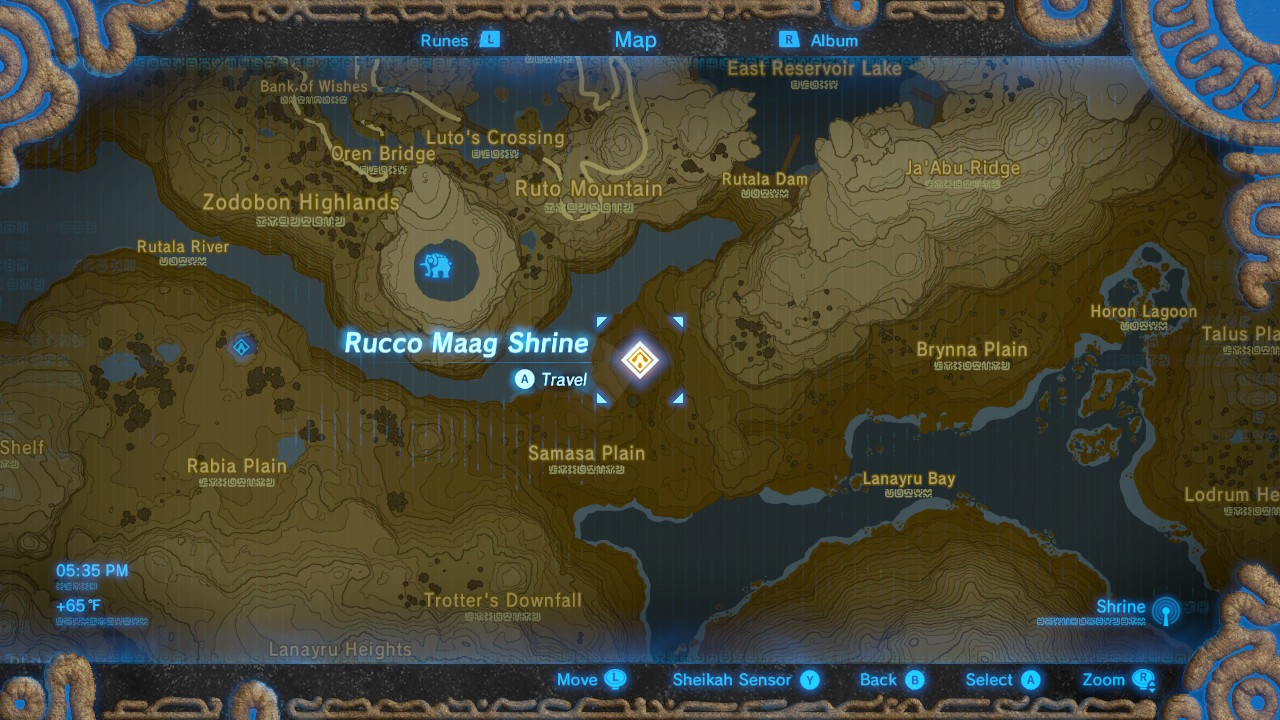 zelda breath of the wild lanayru promenade shrine locations