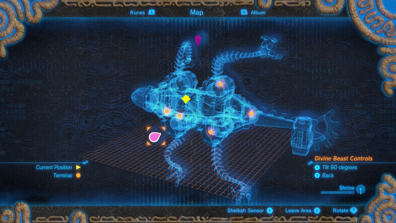 Breath of the Wild Divine Beast Vah Rudania Quest Dungeon Guide