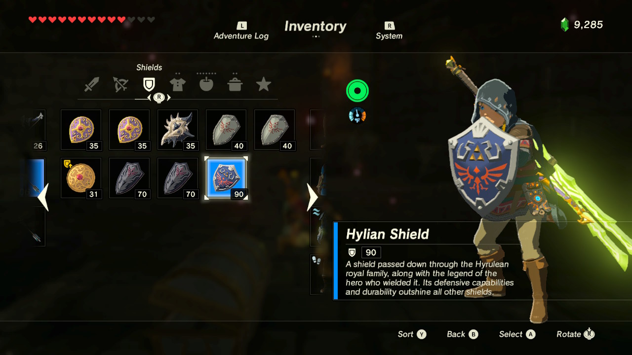 Zelda Breath Of The Wild How To Get The Hylian Shield Best Shield Guide Gameranx 4322