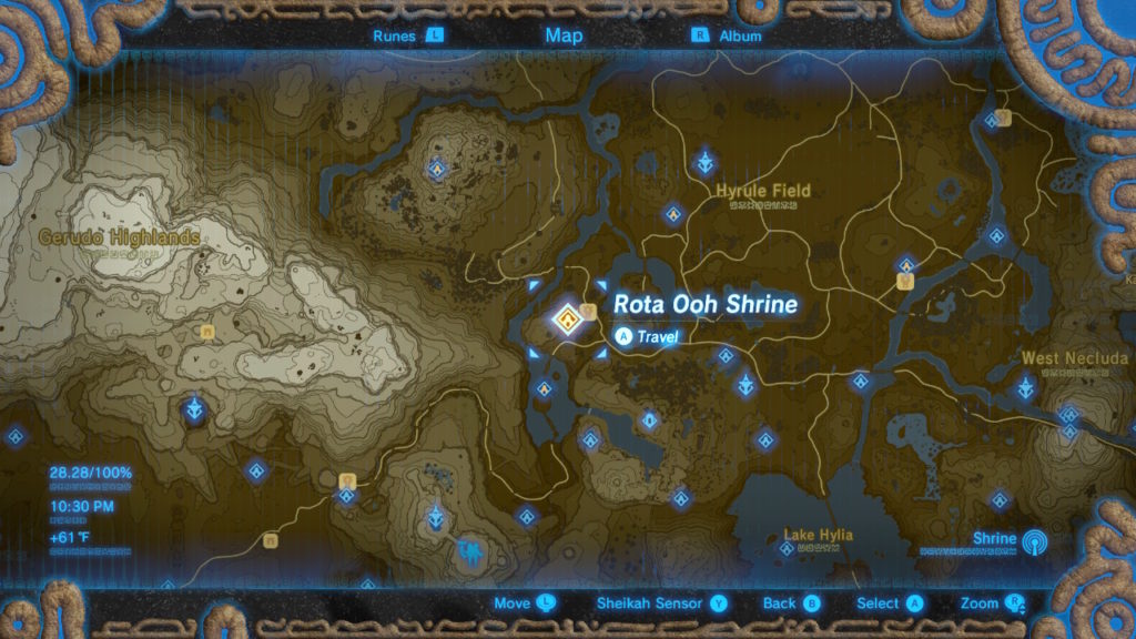 zelda breath of the wild all shrines locations