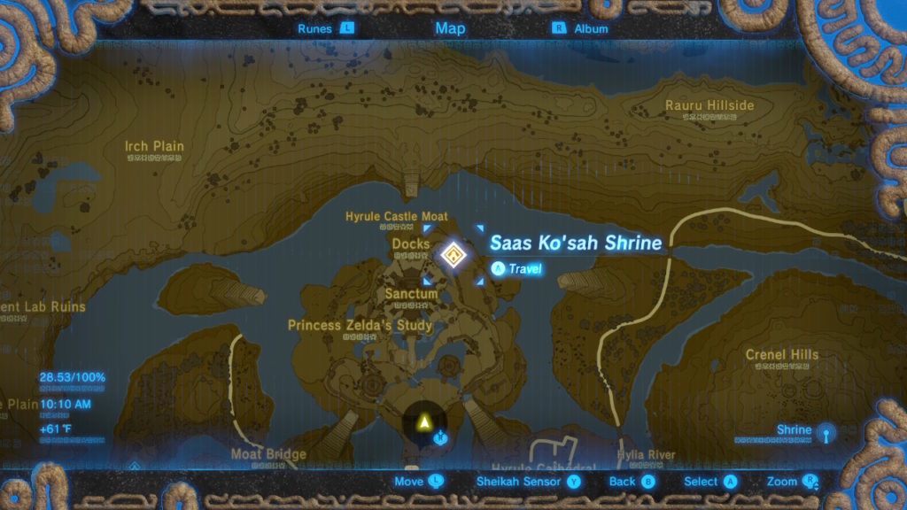 zelda breath of the wild map shrine locations interactive
