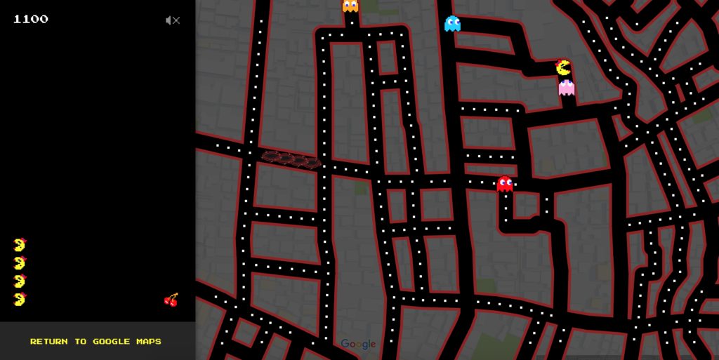 Play Ms. Pac-Man On Google Maps - Gameranx