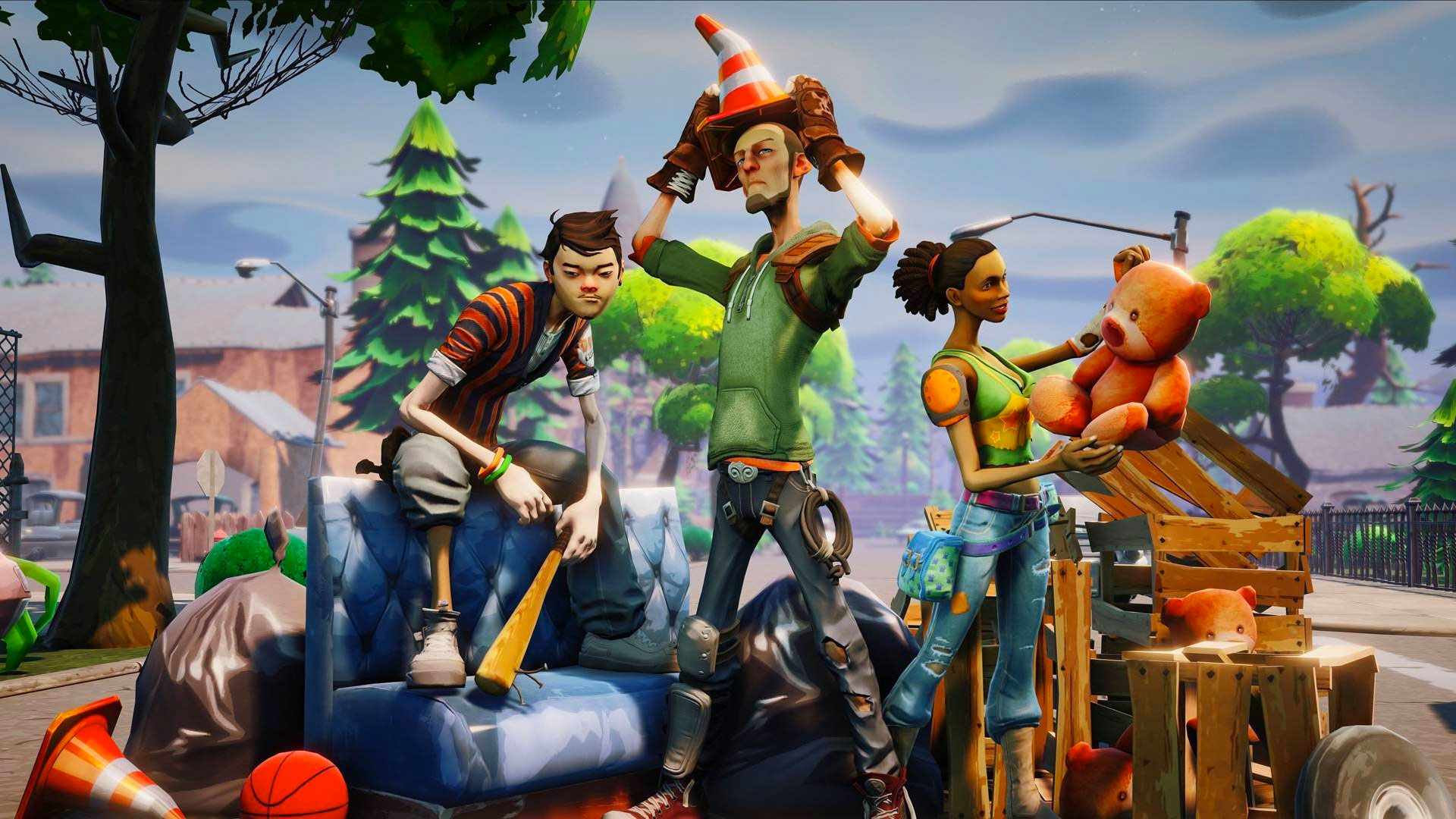 fortnite developed by epic games along with people can fly puts players together as they fight off hordes of zombies currently the video game is - fortnite permission from owner