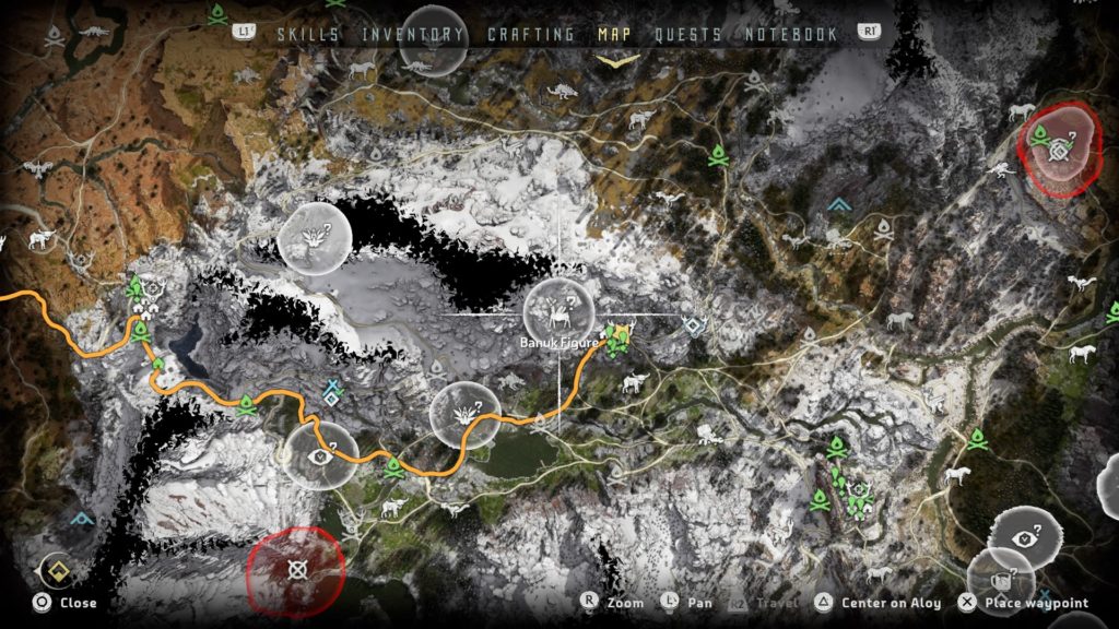 horizon zero dawn map