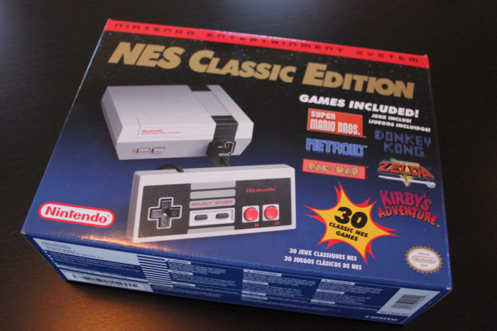 nintendo nes classic with 500 games