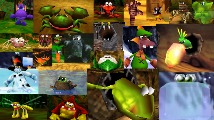 Are there any other duo game characters similar to Banjo Kazooie & Yooka  Laylee? I mean a bigger animal as the leggs and a smaller animal on the  back as the wings?! 