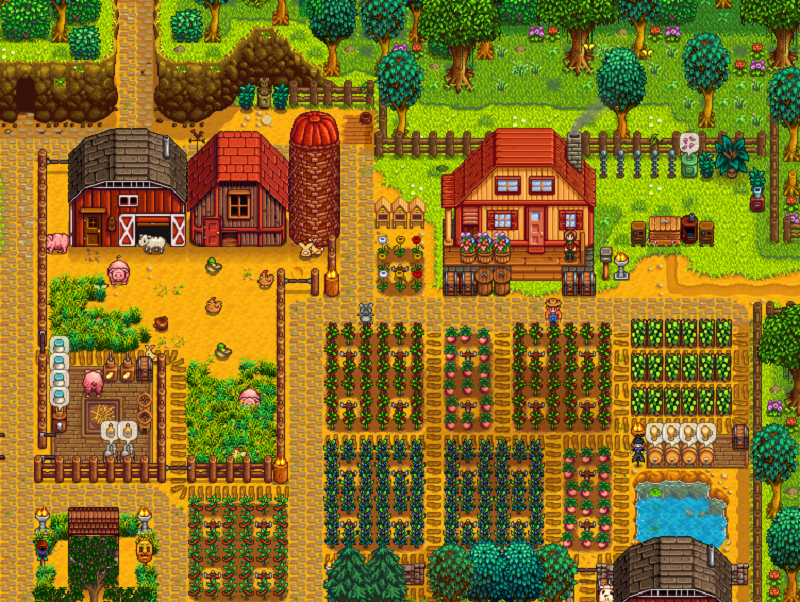 Stardew valley силосная. Stardew Valley ферма. Лесная ферма Stardew Valley планировка. Ферма Стардью Валли. Стардью Вали типы ферм.