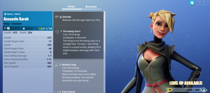 Fortnite Classes Guide