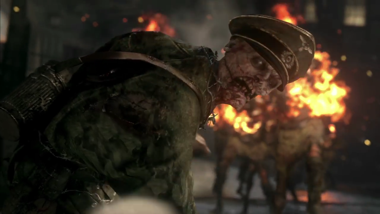 Call of Duty WWII - Los zombis nazis revelan Trailer.mp4_000054403