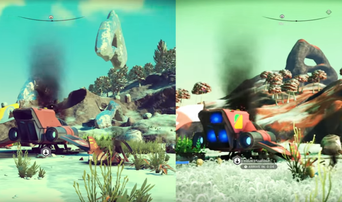 No Man's Sky PS4 vs. PS5 