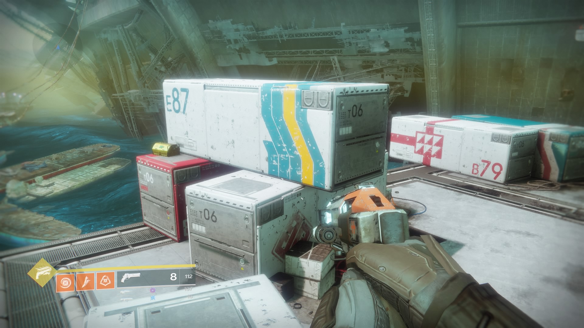 Destiny Gold Chest Location 1 on Earth, Dock 13