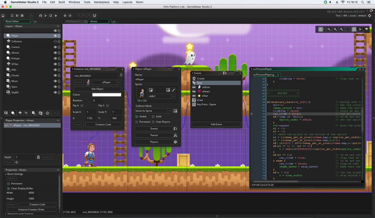 game maker studio supported for mac