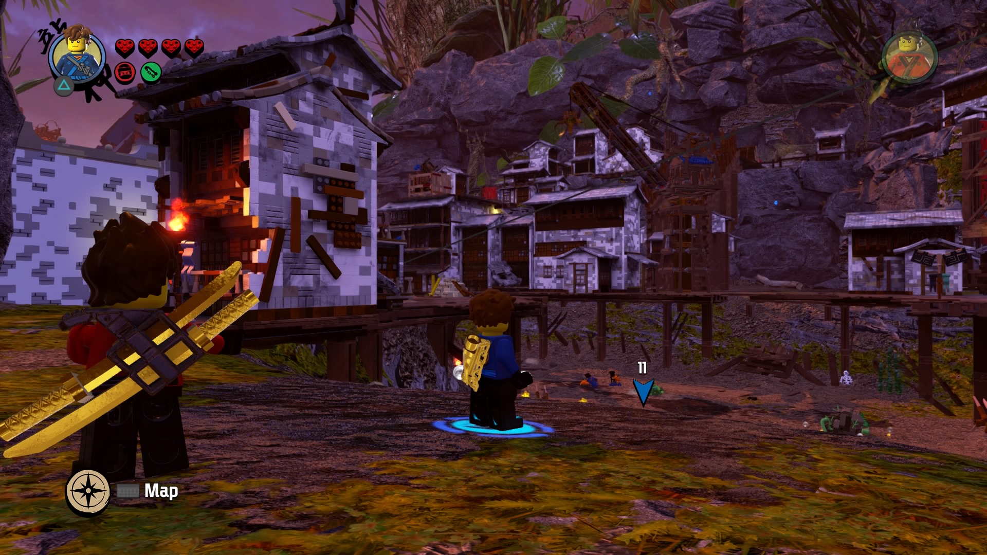 LEGO Ninjago Movie Video Game Walkthrough | Level 6: Lost City of Generals  - Gameranx
