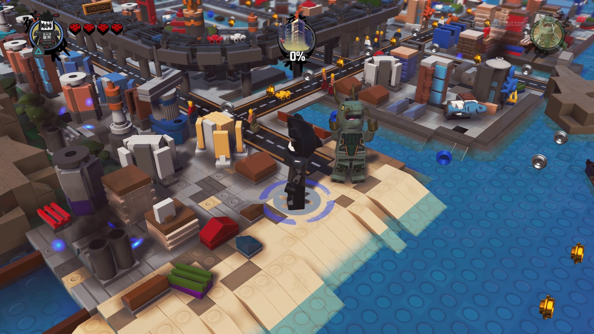 LEGO Ninjago Movie Video Game Walkthrough | Level 9: Ninjago City Downtown -